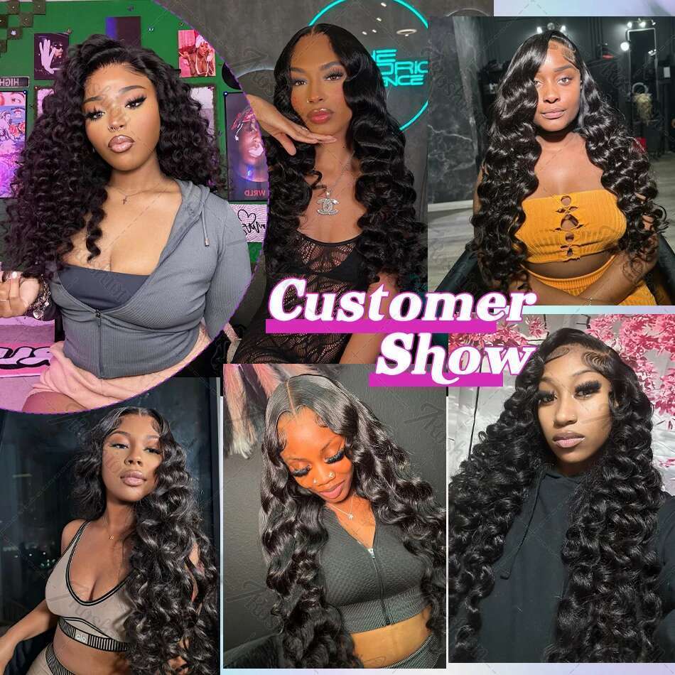 30 34 Inch Loose Wave 100% Human Hair Burmese Raw Virgin Deep Curly 3/4 Bundles Extensions Double Weft Wholesale