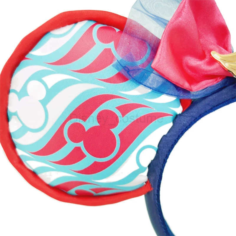 Disney 2023 Disneymini Earrings Womens Disneyland Mickey Glitter Birthday Gift Party Role Playing Hair Accessories Barbecue Gift X250425