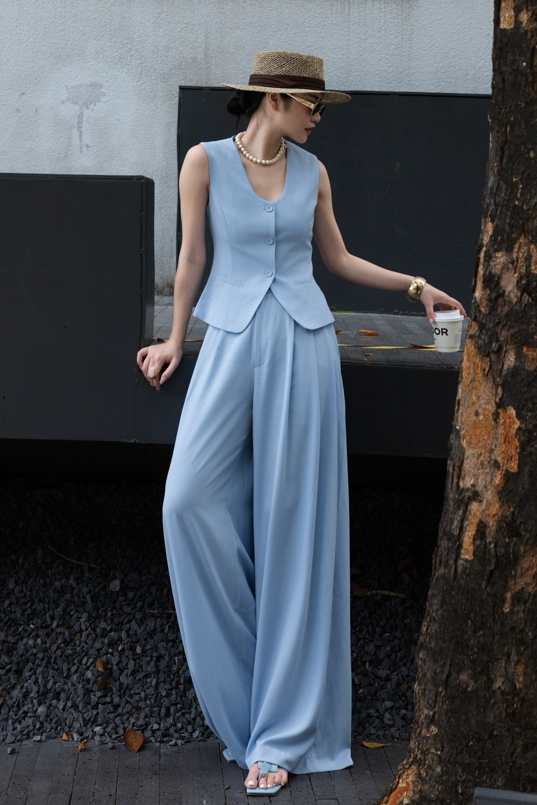 Womens Vest suits dress Vogue Paris Fashion Week Show Customized Fashion Tailored suits.M47