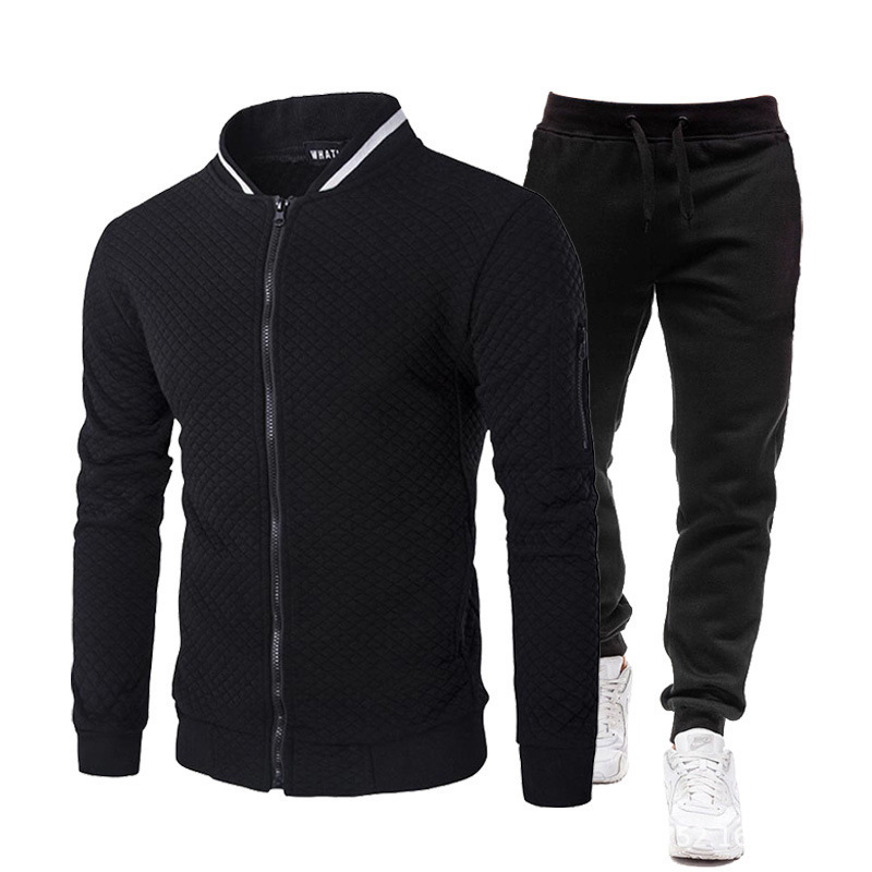 Men's Tracksuits Fashion Spring And Autumn Baseball Wear Pants Two-piece Set 2025 Outdoor Jogging Jacket Leisure Sports Suit
