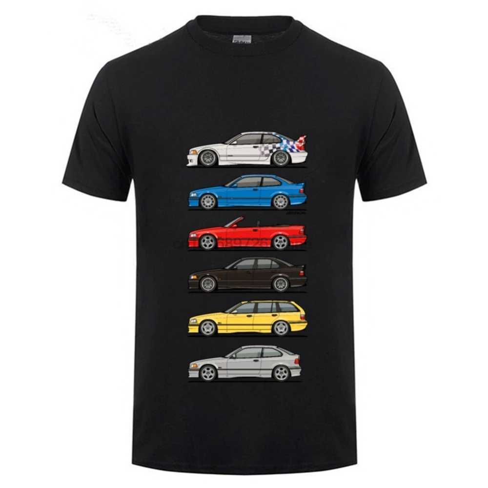 Mens Crewneck T-shirt Stacked E36 Variant Junior Conor McGregor Printed T-shirt Neutral Retro Fun Short Sleeve Top Tee W250425
