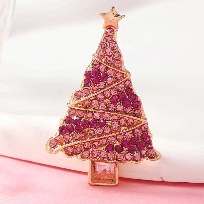 Christmas tree brooch ring trend personalized sweater coat creative pin accessories high-end and versatile atmospheric corsa J251125