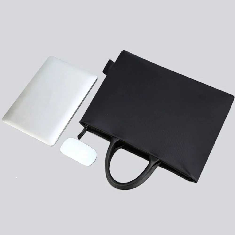 Versatile Waterproof Laptop Bag Soft Fashionable Laptop Sleeve Bag Nylon Document Bag for WomenT251125