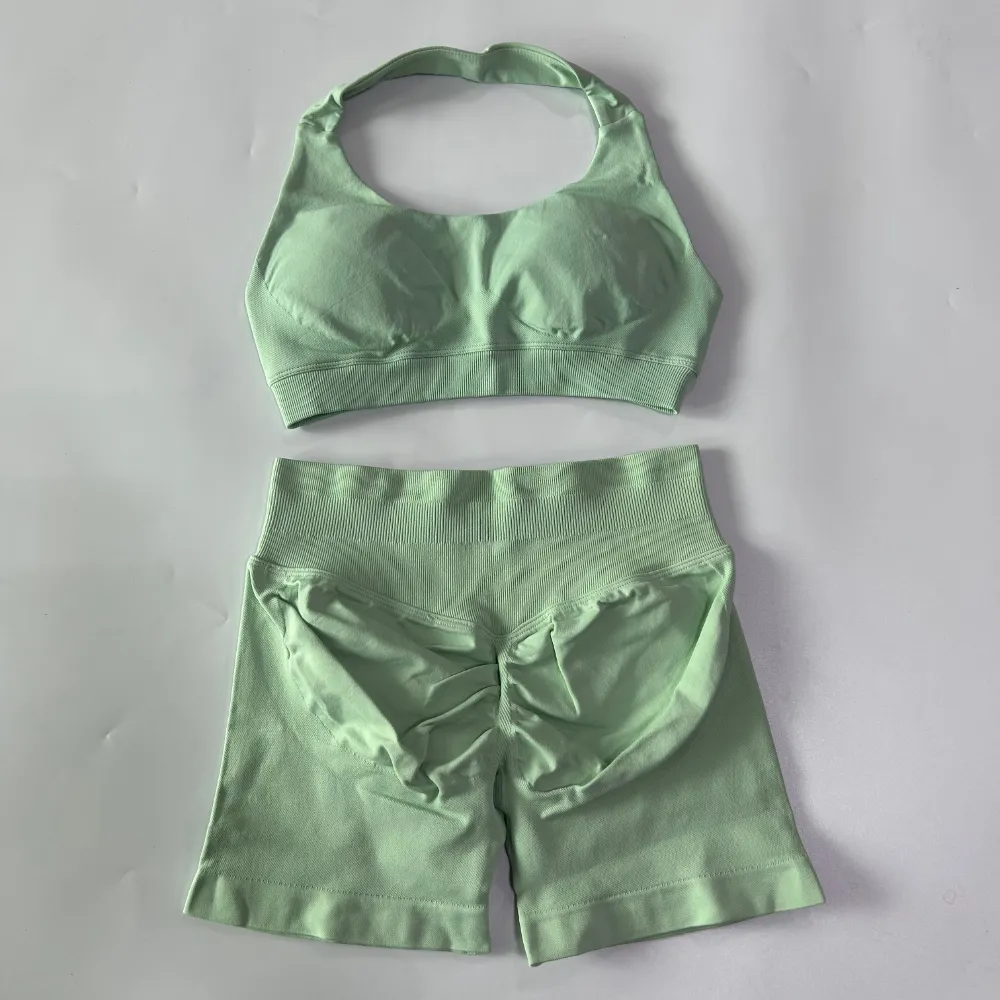 Designer Yoga Outfit Gyms Shark leggings sport Yoga Sets woman s workout clothe will sport bra Quick-Dry Bra High-waisted tight butt-lifting Shorts Fitness Outdoor