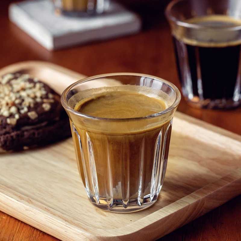 Barista Latte Cups 90ml-200ml Mug Coffee Or Tea Glass Mugs Flat White Espresso Coffee Cup Bring ic Elegance To Table Y251125