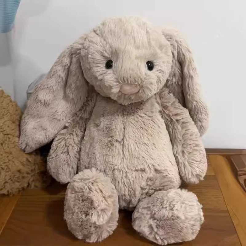 Stuffed 36cm Classic Shy Bonnie Rabbit Orange White Blue Grey Plush Doll Cat Dog Interactive Toy Pet Gift Y250425 Y260128