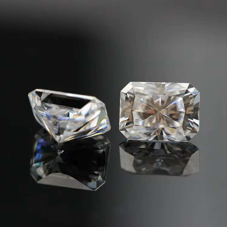Radiant Cut DEF Color White 7*9mm With GRA Certificate Loose Moissanite Gemstone for Making Ring Necklace Bracelet Jewelry