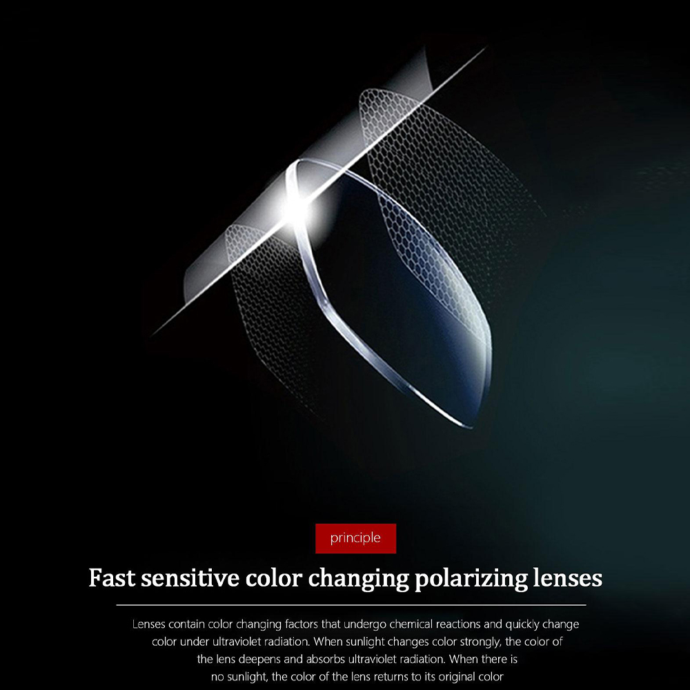 polarized photochromic driving z87 sunglasses for men women day and night safety glasses photochromic black frame black lenses