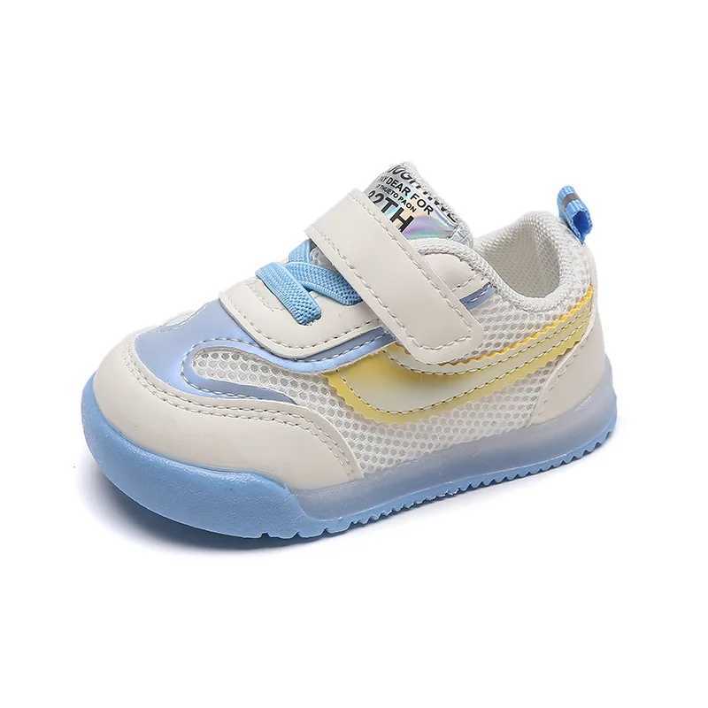 Childrens Baby Soft Sole Sports Walking Spring Autumn Mesh Fabric Anti Slip Casual Shoes for Boys Girls Kids C260130