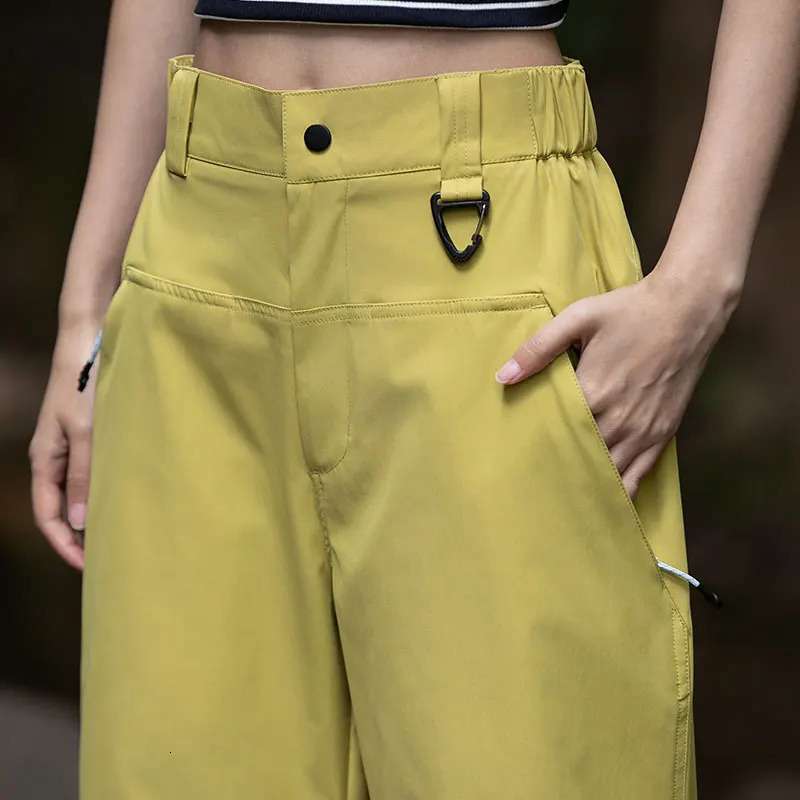 Women Hiking Pants Outdoor Waterproof Trousers Autumn Paratrooper Pant zippered Pockets Camping Leisure Travel 251124