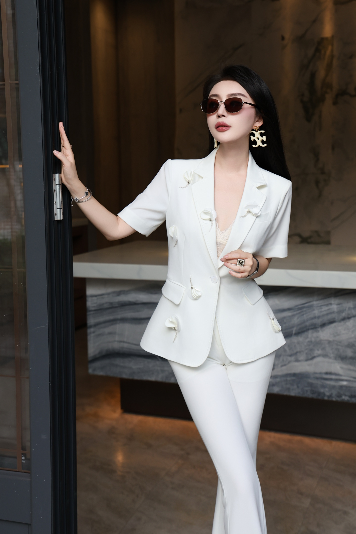 Womens Vest suits dress Vogue Paris Fashion Week Show Customized Fashion Tailored suits.M58