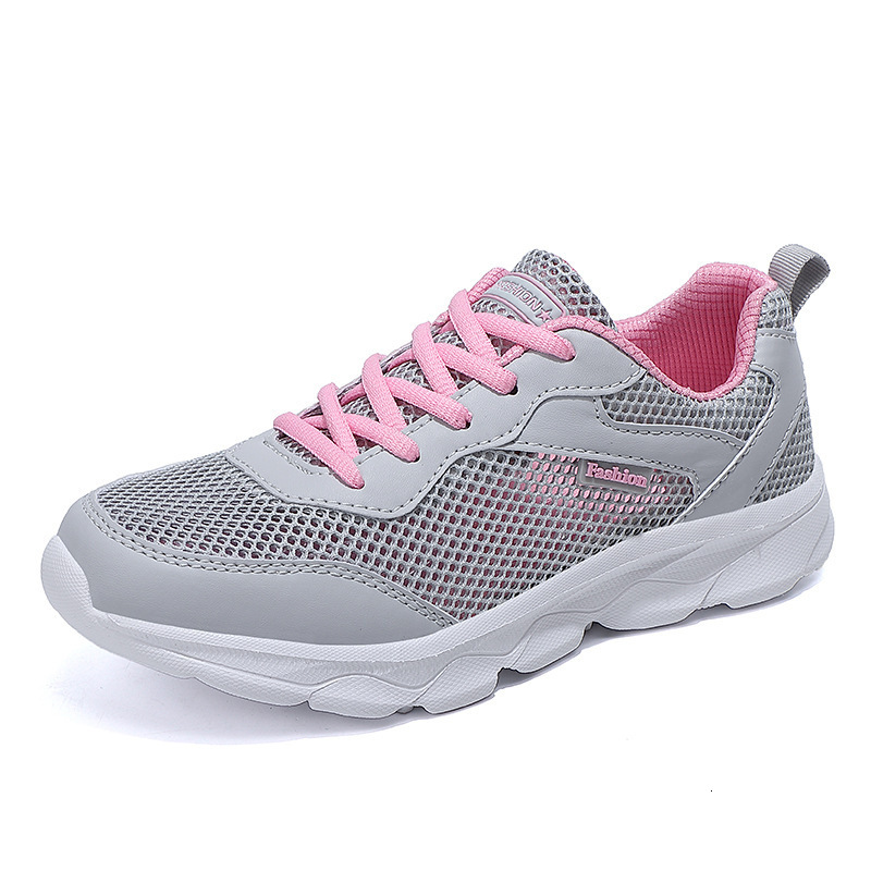 Summer New Sports Large Mesh Hollow Casual Korean Lace Up Versatile Women S Shoes Ddmysaturn