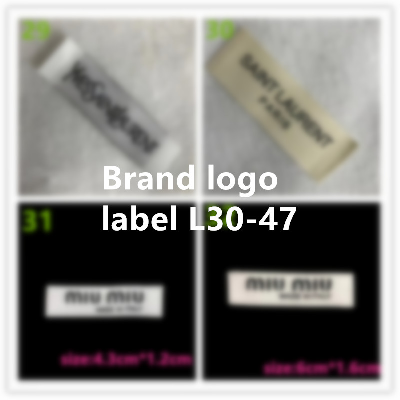 Brand clothing label 3-29 logo clothing accessories DIY decoration