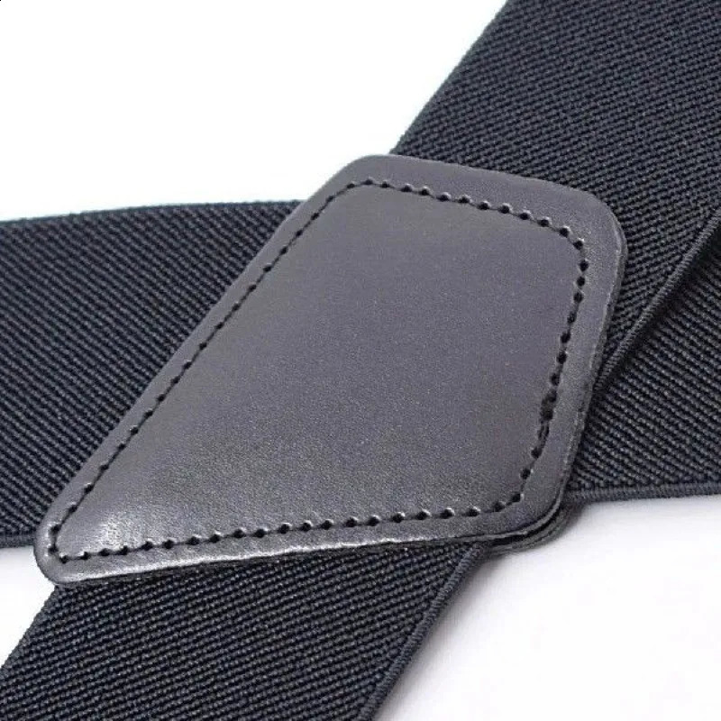 Pants Suspenders for Men Hangers Leather Pants Holder Suspenders Heavy Duty Men XBD02 250425