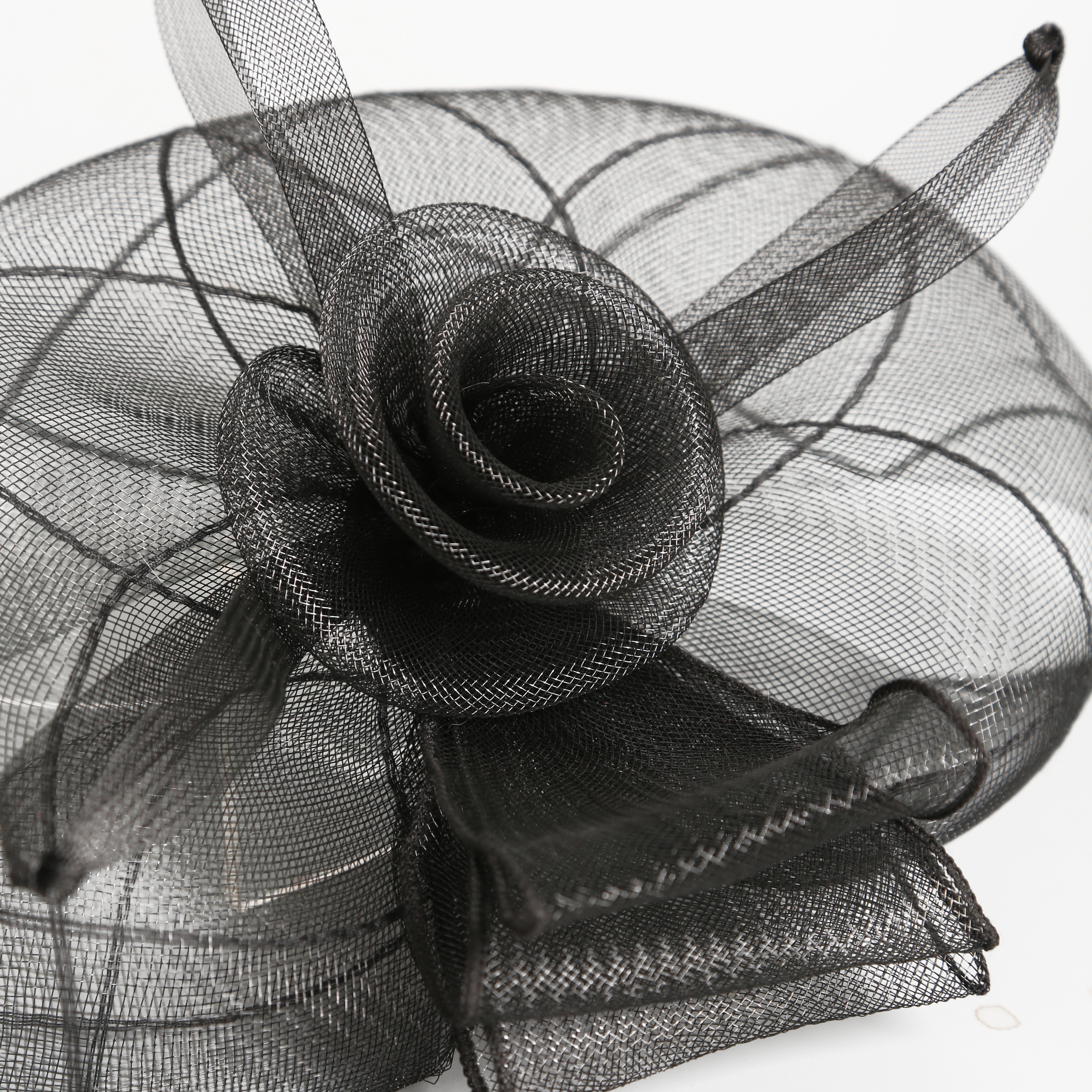 Fascinators Hat Flower Mesh Ribbons Feathers on a Headband and a Clip Tea Party Headwear for Girls and Women