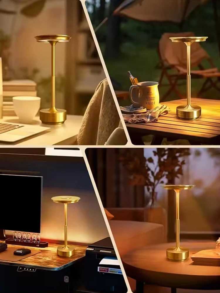 Wireless LED Reading Light Touch-Sensitive Bedside Decorative Night Light Portable Study Dining Table LampM251125