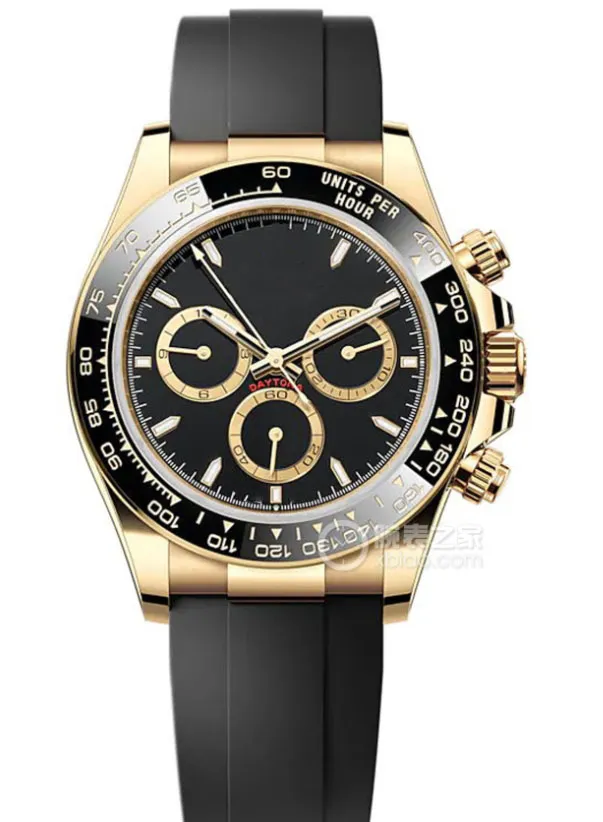Men's Classic Watch new Automatic Mechanical Movement Watch Sapphire Watch Folding luxury rubber strap