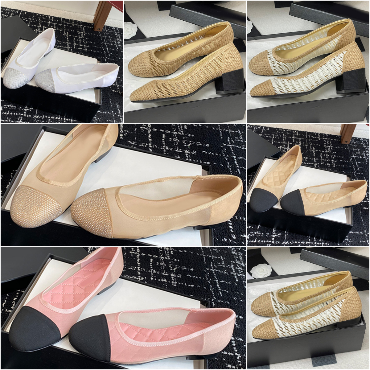 Designer flats shoes mesh ballet flats dress shoes mesh heels sandal bow ballerina shoes raffia weave beach sandals mesh flats designer shoe women espadrilles shoe