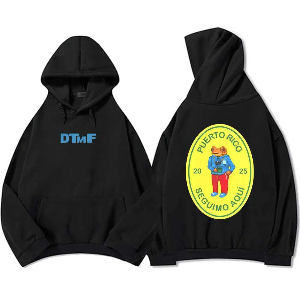 DTMF Deb Tirar M s Fotos 2025 New Album Hoodies Bad Rabbit Singer Printed Sportswear Mens and Womens Wear Sudaderas Hombre Mens Wear M250425