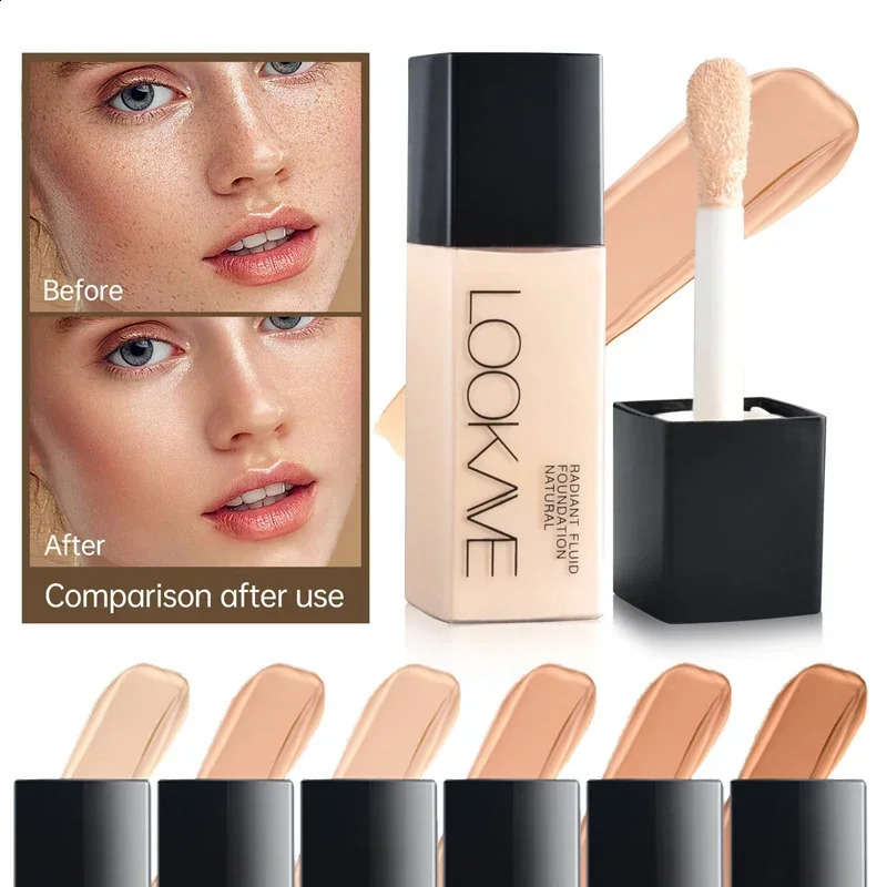 A full set of matte foundation longlasting moisturizing and bright concealer liquid waterproof CC cream basic cosmetics 250415