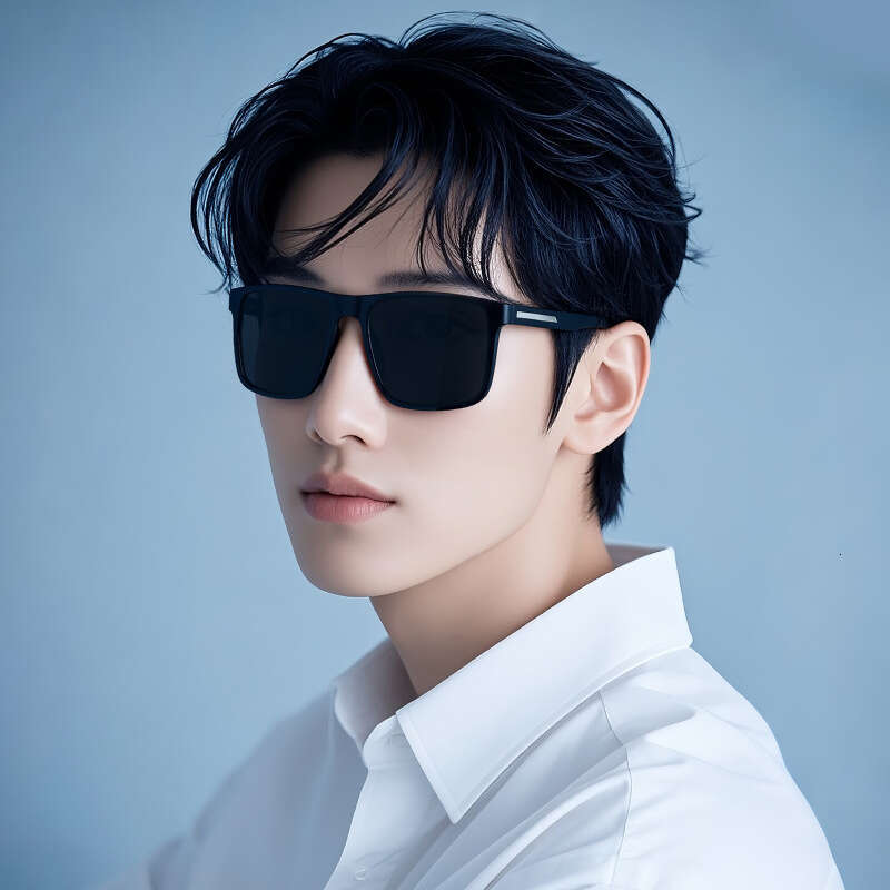 designer New Style High-End Feel Men's Driving Big Face Slimming UV Protection Polarized Sunscreen Sports Sunglasses