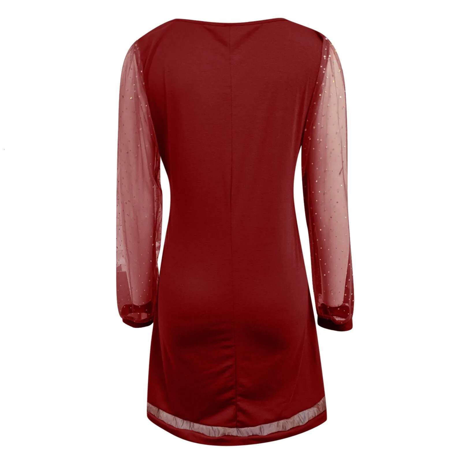Dongdumaoyi Black Sequins Dress Fashion Women V Neck Gazue Long Sleeved Female Dresses Party Club Casual Short