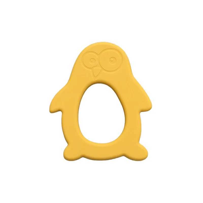 Baby food grade silicone teether penguin baby teething stick children mouth muscle trainer G251125