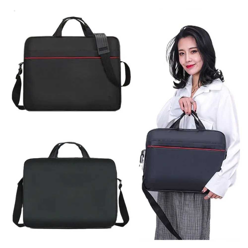 File Folder Bag Crossbody Briefcases Document Handbag Business Briefcases Large Capacity Thicken Laptop Handbag Office WorkT251125