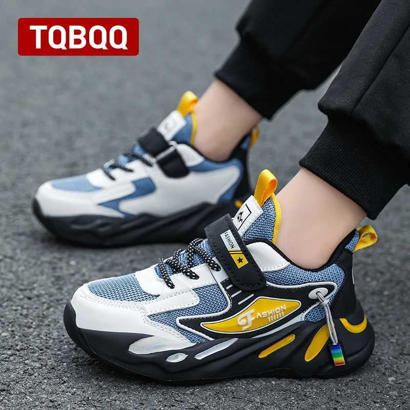Kids Boy Fashion Trend Casual Sneaker Non-Slip Childrens Sports Shoes Breathable Mesh Comfortable WearW251125 XJ260303