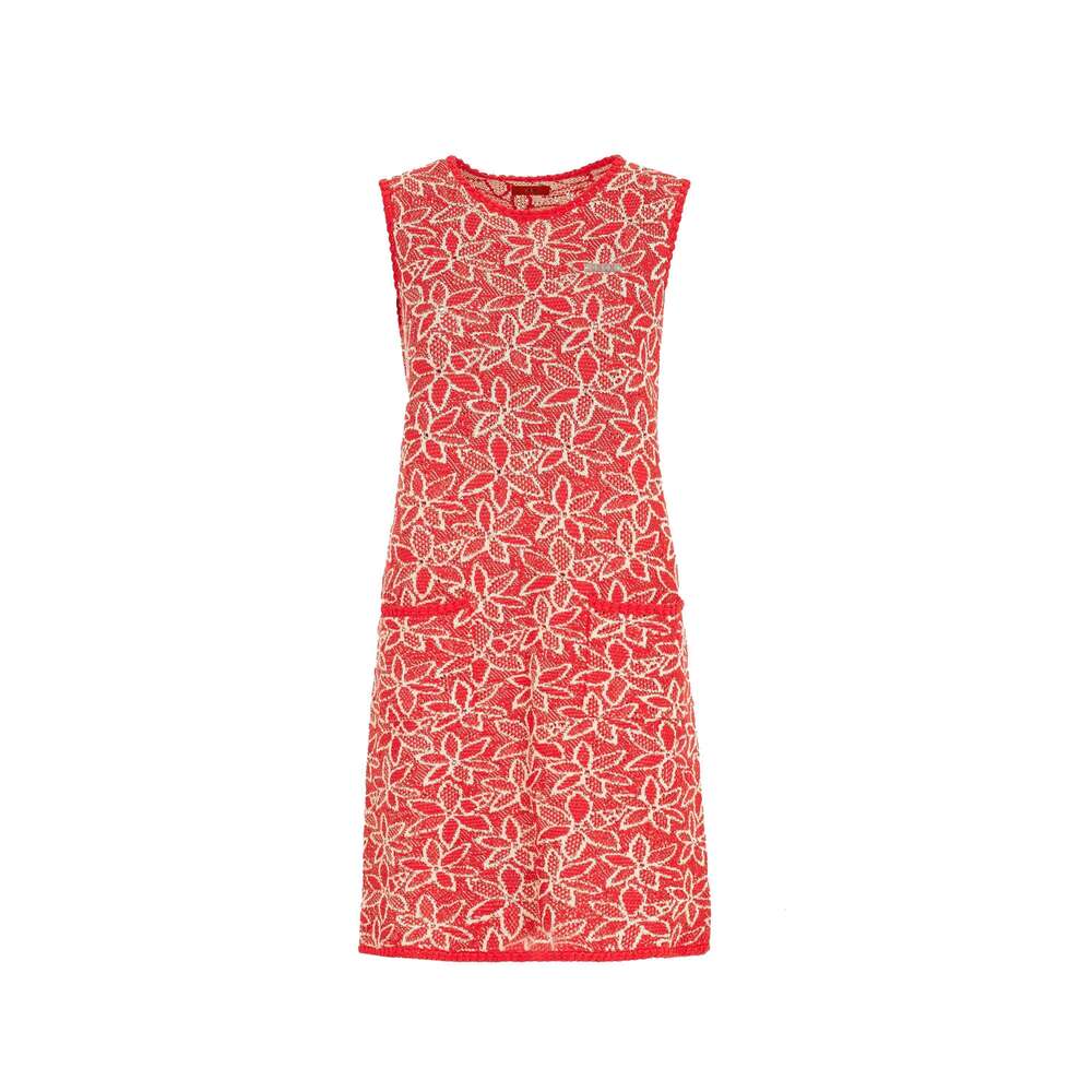 CHCH Elegant Knitted Short Dress Women Fashion O Neck Sleeveless Slim Dresses 2024 New Lady Chic Commute Robes
