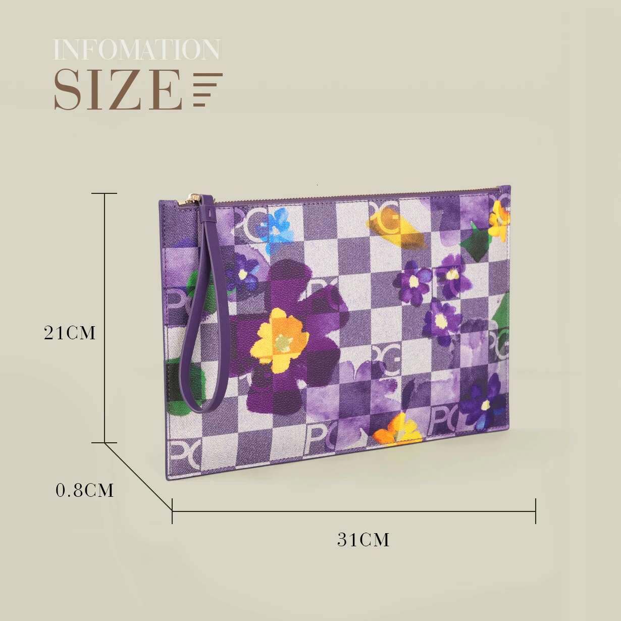 PG Designer Business Woman Day Clutch High Quality Money Pouch Bag Casual Cardholder Case Phone Handbag
