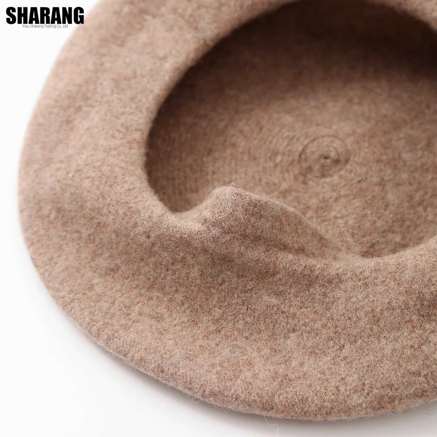 Korean Women Beret Hat Autumn Winter Fashion Casual Warm Wool Beanie Hat for Women Black Red Beige Pink Yellow Wine Red J251125