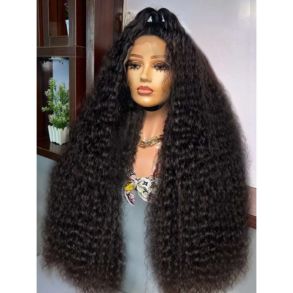 250 Density Brazilian 13X6 HD Deep Wave Lace Frontal Human Hair 30 32 40 Inch 13X4 Loose Curly Wigs Glueless 5X5 Closure Wig