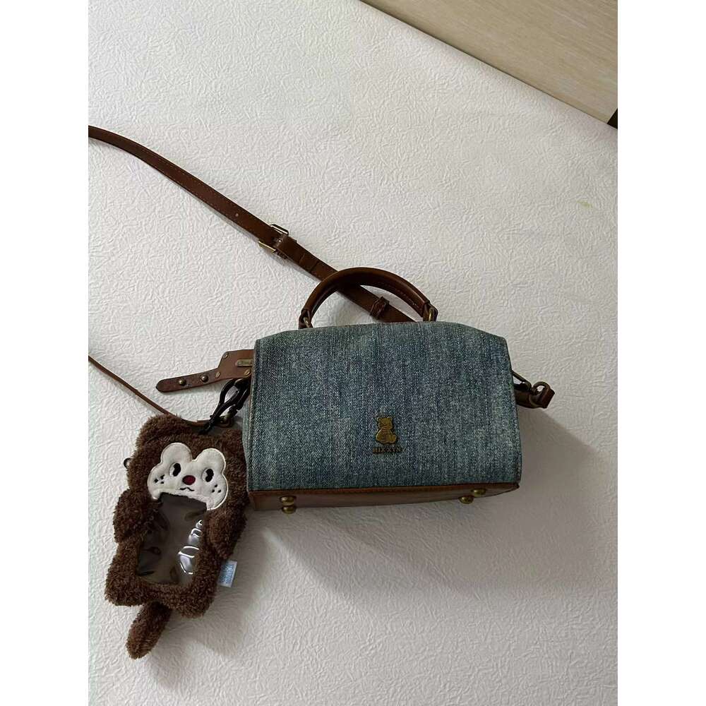 Designer Bag Niche Maillard Cowboy New Early Eight Small Square Autumn Winter Fashion Versatile Handheld Diagonal Cross Bag
