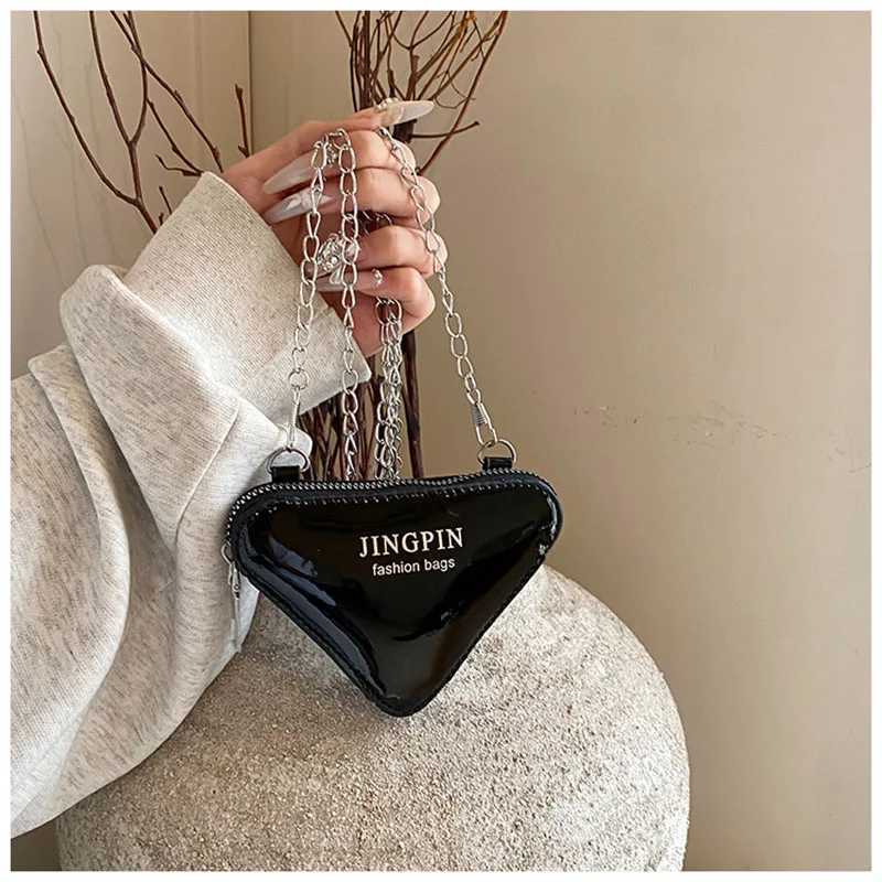 Fashion mini triangle bag Personalized shoulder cross body bag Womens mini coin purse lipstick key storage bag Girl purse W250421