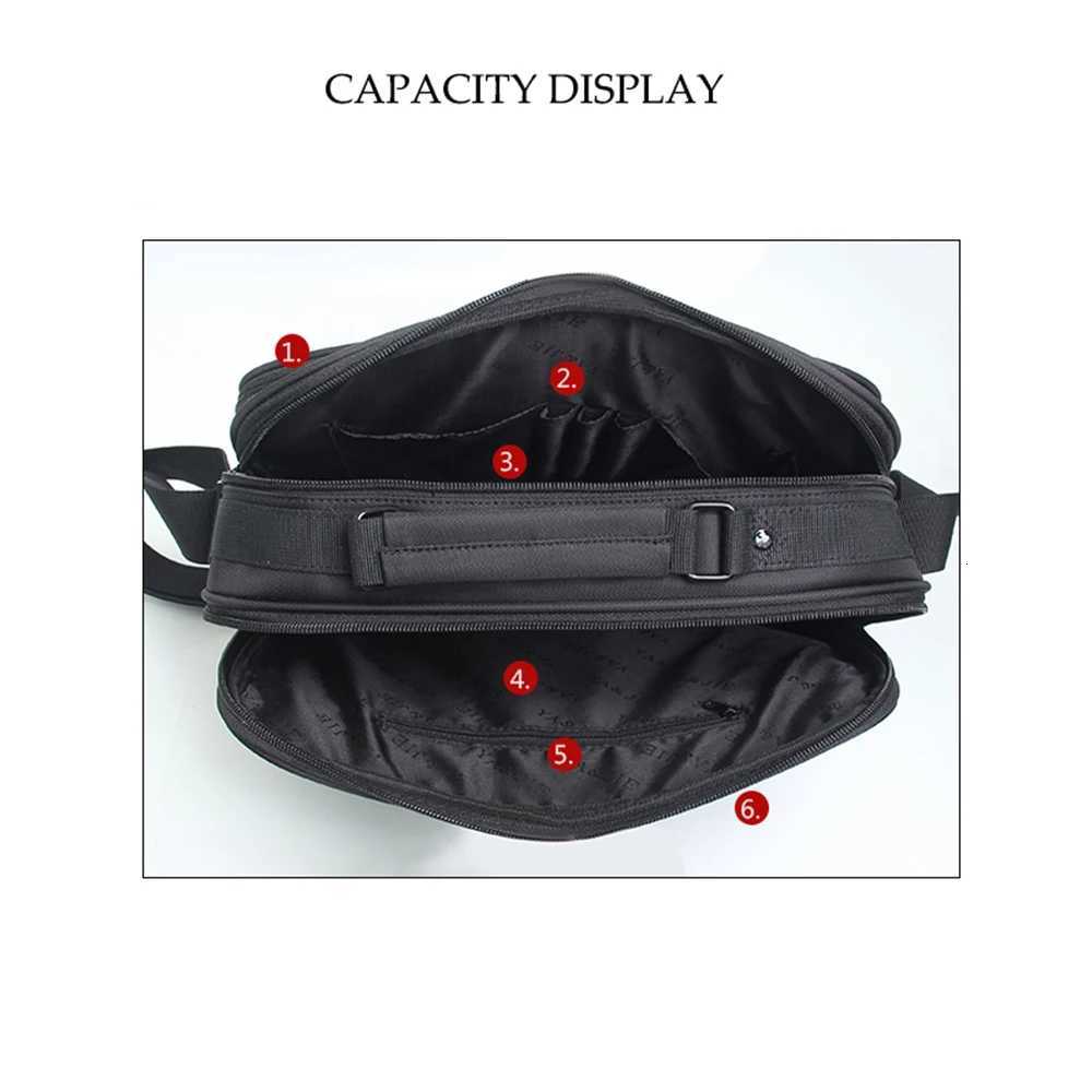 Men Briefcase Messenger Bag Oxford Waterproof Shoulder Bag For Men Fashion Business Handbag Men Casual Crossbody Bags X688ZCT251125