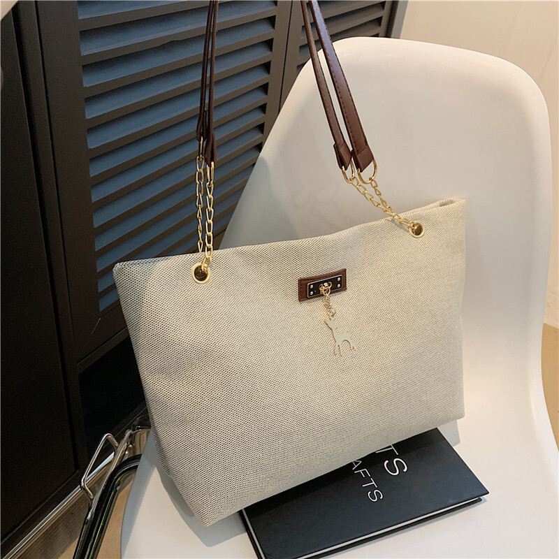 New Free Delivery Designer Shoes By 2025 Leisure Large Capacity Women's 2024 New Versatile Nylon Commuting Class Shoulder Minimalist Tote Bag