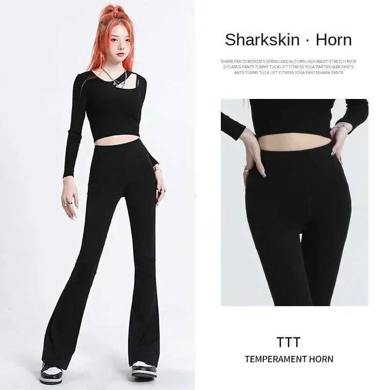 Womens sexy ultra-thin pants with ribbed solid color pants high waisted sparkling pants showcasing long legs fully matched sports pantsC250425