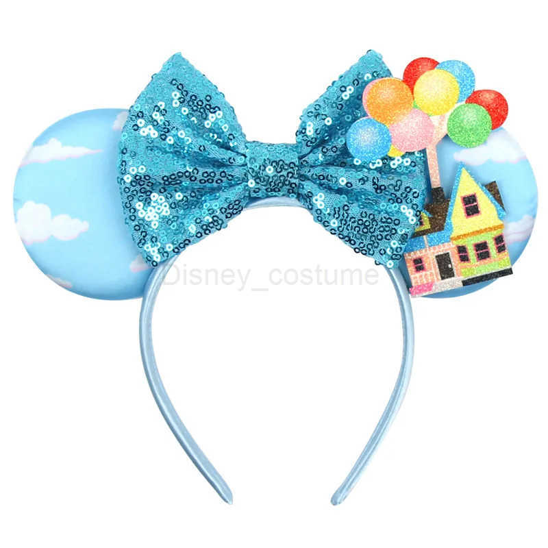 Disney Mickey Mouse Ear Headband Female Headband Childrens Party Hair Accessories Disney Pixar Girls Headband Bow Hair X250425