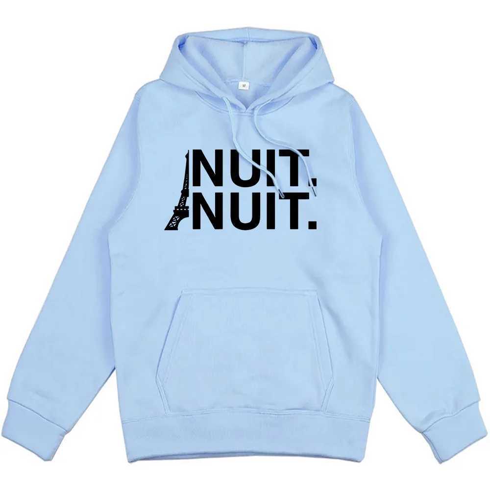 American basketball player Nuit Hoodies night graphic sweatshirt Sudaderas Con Capucha Long Sve winter unisex Pullover w250425