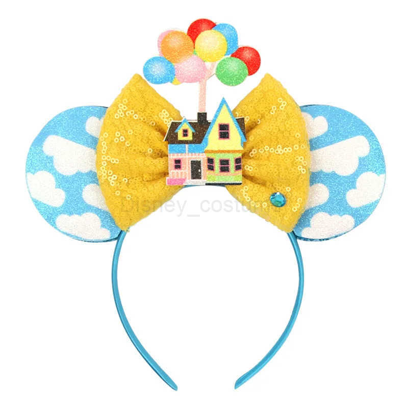 Disney Mickey Mouse Ear Headband Female Headband Childrens Party Hair Accessories Disney Pixar Girls Headband Bow Hair X250425