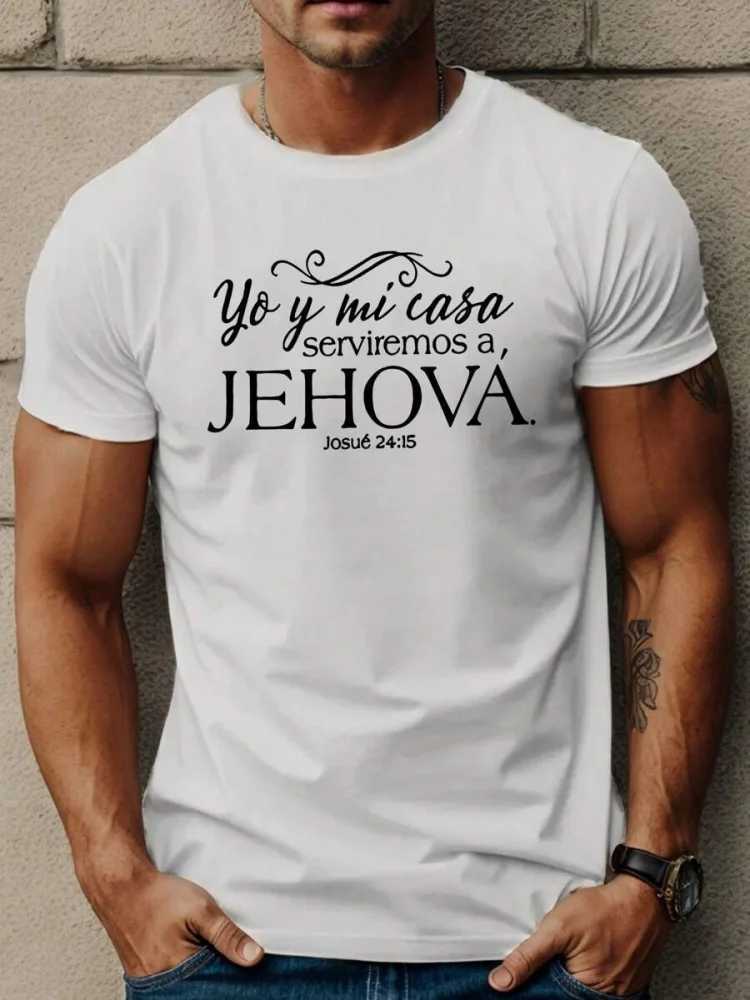 Los Angeles letter printed mens T-shirt summer casual mens short sleeved top outdoor sports mens fashion T-shirt W250425