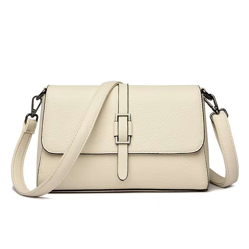 New Fashion Women's Small Square Shoulder Messenger Portable Super Bag Single Strap Polyester Lining Stylish Lady Design