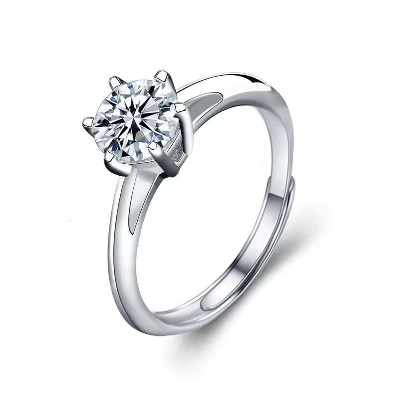 Hot Sale Multi Style Wedding Engagement Ring Moissanite 925 Sterling Silver Jewelry Rings for Women Girls