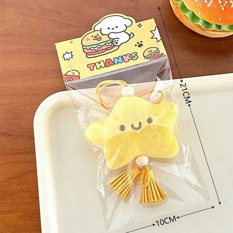 Cartoon Plush Star Pendant Gift Hangings Ornament Yellow Plush Hangings Bag Accessories Bag Pendnat Car Keys AccessoriesXJ251125