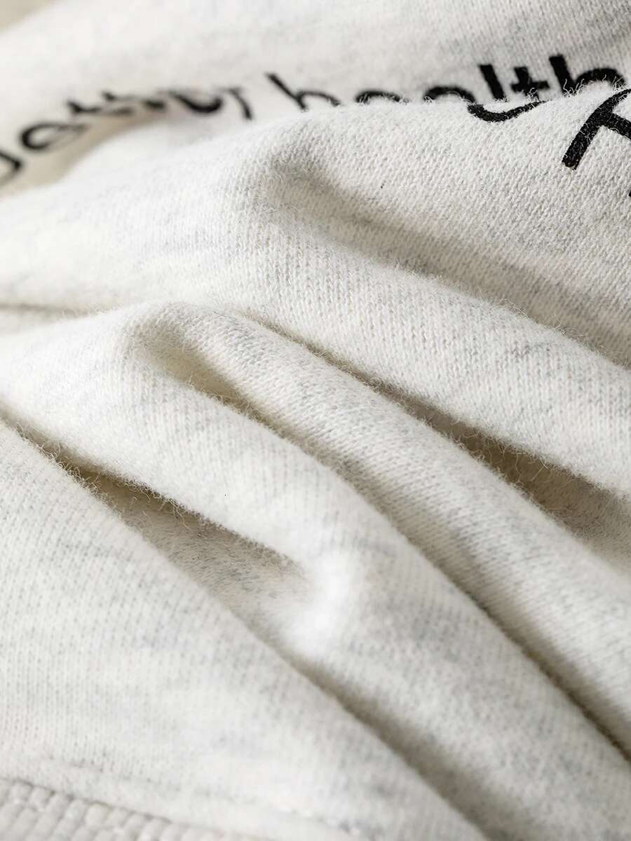 Letter Printed Sport Sweatshirts For Women Loose Casual Long Sleeve Hooded Sweatshirt 2024 New Streetwear Fashion Pullover Tops