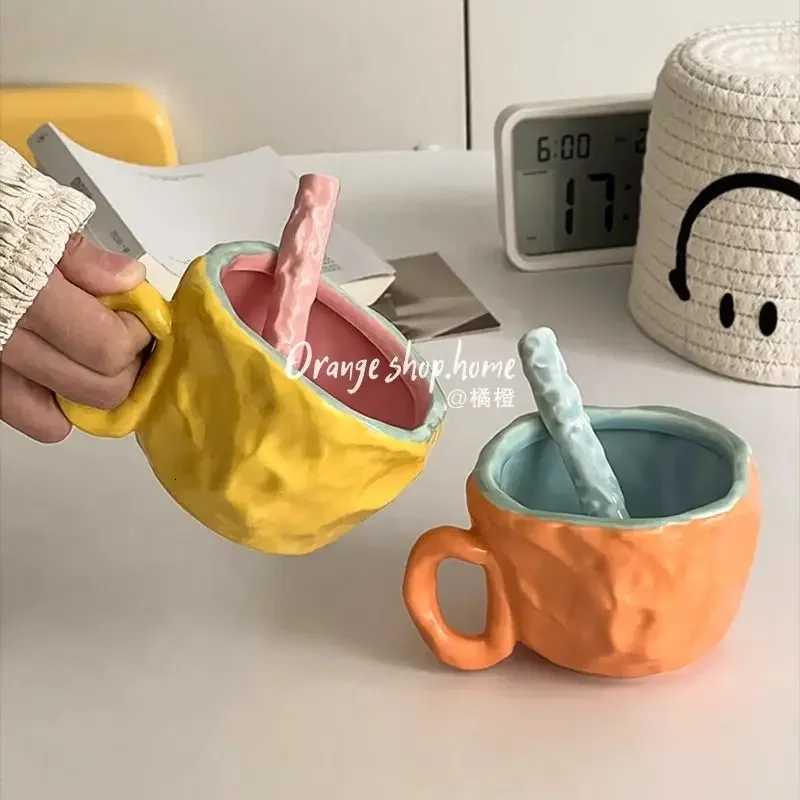 Desktop Ceramic Water Cup Home Personzed Fashion Breakfast Mug Premium Milk Coffee Mug Ceramic Water Cup Y251125