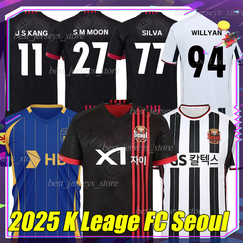 2025 K League FC Seoul Soccer Jerseys 25/26 Ulsan HD Korea football shirts MOON SILVA JEONG CHO WILLYAN KANG MUN SELOH SAMUEL LINGARD Y D HWANG M S LEE J S KIM
