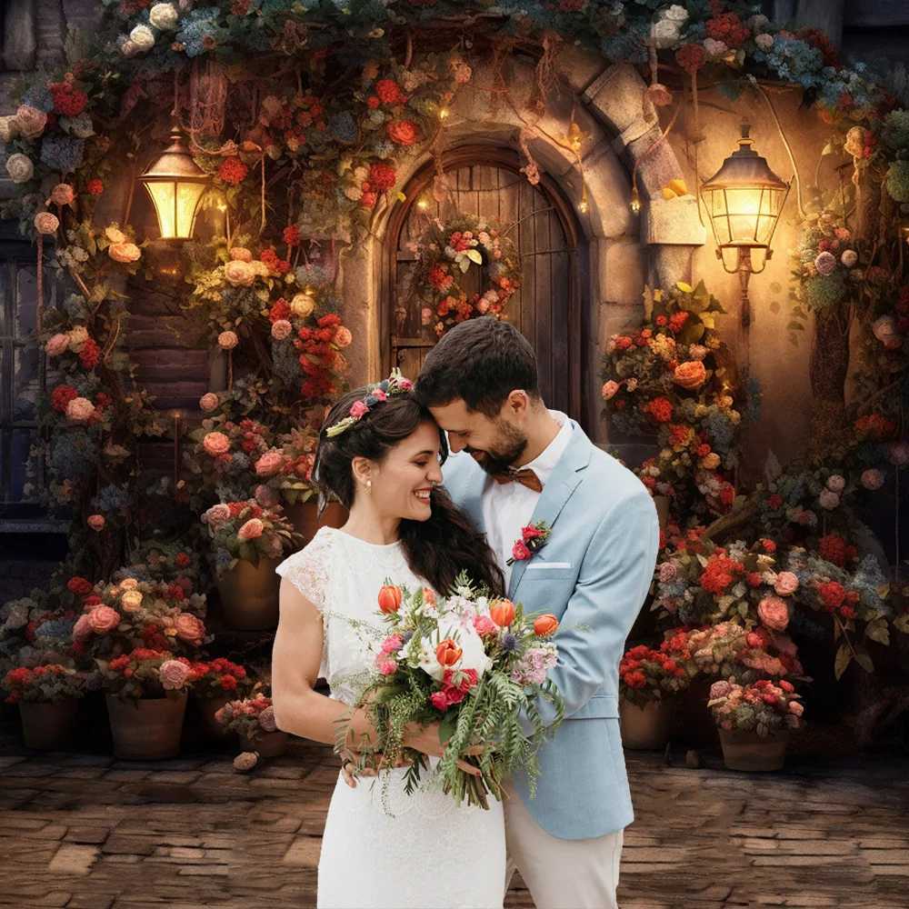 Photography Background Boho Floral Arches Pampas Balloon Adult Birthday Wedding Maternity Portrait Decor Backdrop Photo StudioM251125