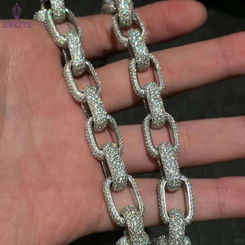 Jewelry Lab Dias for Men - Rose Gold Cuban Chains, 9k 10k Gold, Cool, Wholesale, Pendant